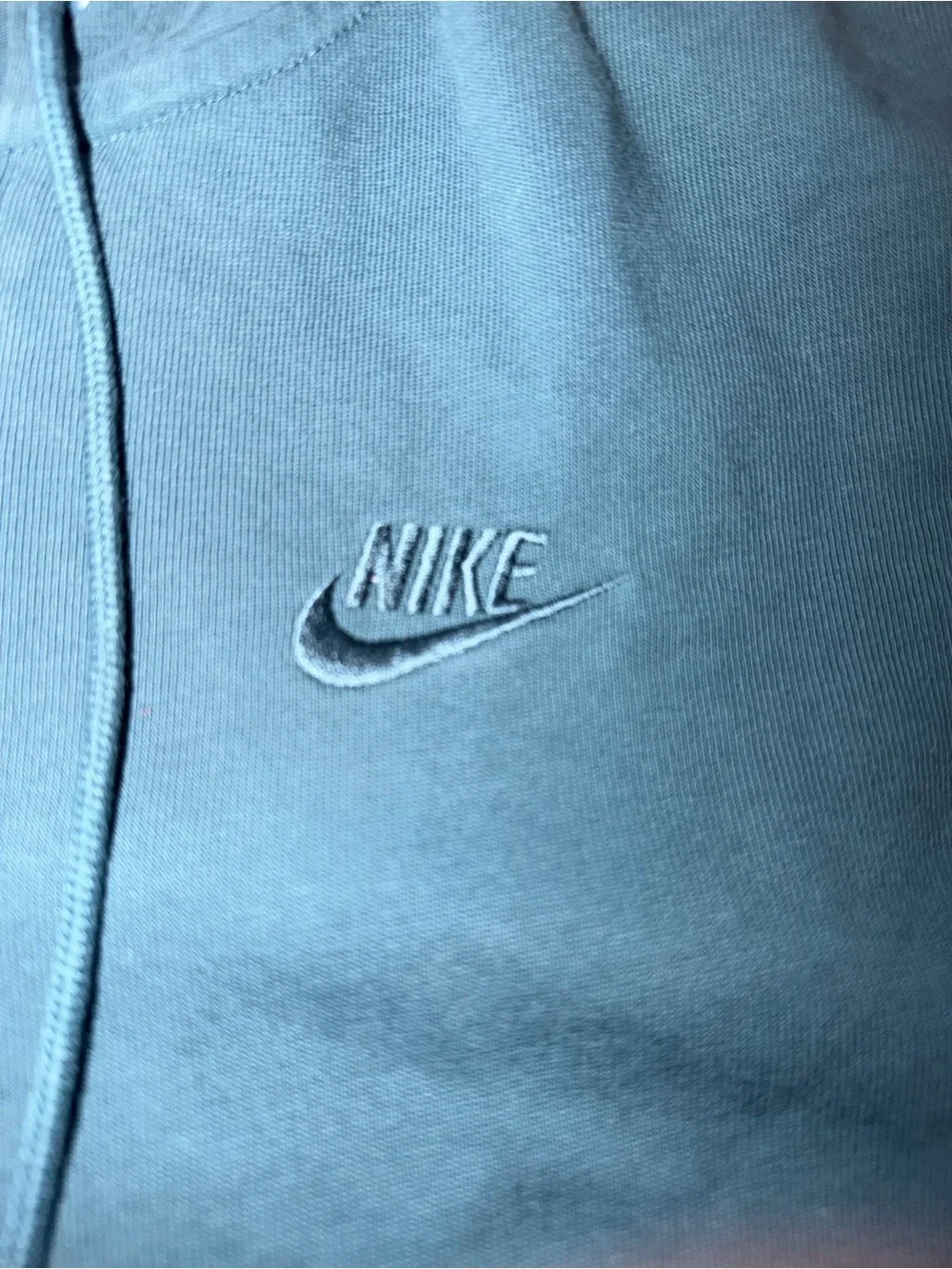 Nike Teal Full-Zip Hooded Sweatshirt